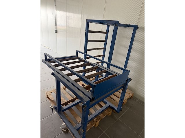 Met stalen rollen rollenbaan, blauw - afbeelding 6 van  6