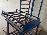 Met stalen rollen rollenbaan, blauw - afbeelding 6 van  6