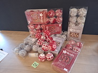 Met stof beklede kerstlampjes 8 stuks - afbeelding 3 van  3