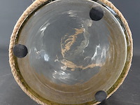 Met touw omwikkelde glazen pot - afbeelding 5 van  5