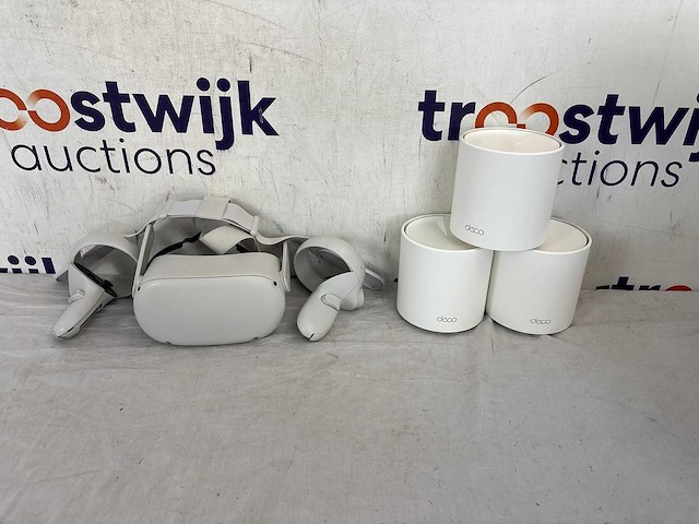 Meta quest 2 128gb – vr headset | tp-link deco x50 – mesh router - afbeelding 1 van  1