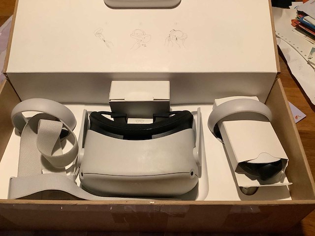 Meta quest 2 oculus quest 2 128gb vr-bril - afbeelding 1 van  2