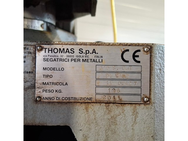 Metaal afkortzaag, thomas, 315 super cut, 2011 - afbeelding 12 van  13