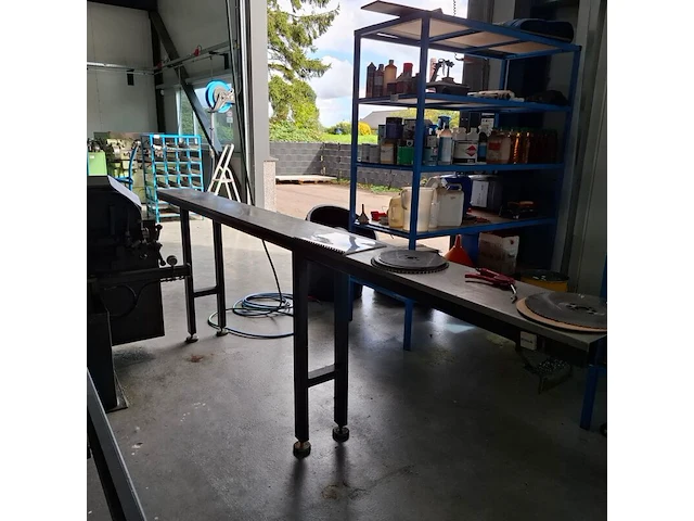 Metaal afkortzaagmachine met aanvoer/afvoerbaan bewo, cpo 250ht, bouwjaar 2008 - afbeelding 3 van  14