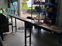 Metaal afkortzaagmachine met aanvoer/afvoerbaan bewo, cpo 250ht, bouwjaar 2008 - afbeelding 3 van  14