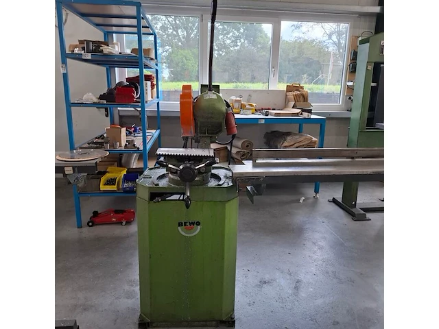 Metaal afkortzaagmachine met aanvoer/afvoerbaan bewo, cpo 250ht, bouwjaar 2008 - afbeelding 7 van  14