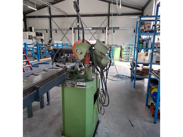 Metaal afkortzaagmachine met aanvoer/afvoerbaan bewo, cpo 250ht, bouwjaar 2008 - afbeelding 12 van  14