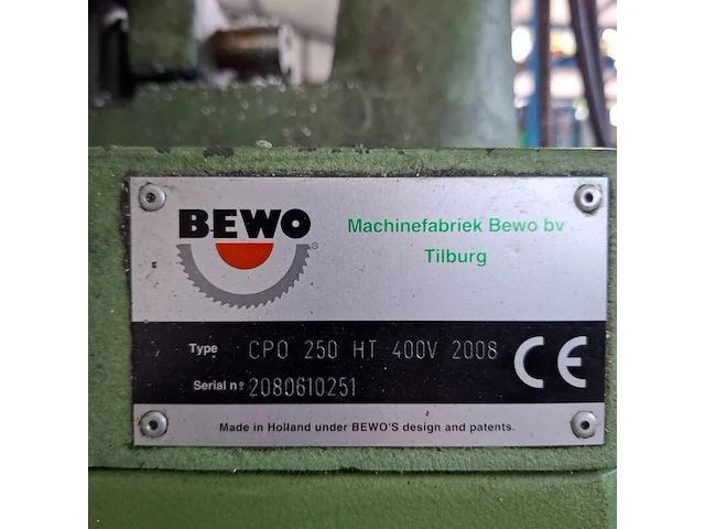 Metaal afkortzaagmachine met aanvoer/afvoerbaan bewo, cpo 250ht, bouwjaar 2008 - afbeelding 13 van  14