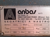 Metaal bandzaag, anbas, tr300, 1995 - afbeelding 14 van  14