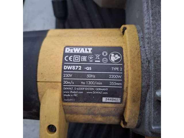 Metaalafkortzaag, dewalt, dw870 - afbeelding 25 van  56