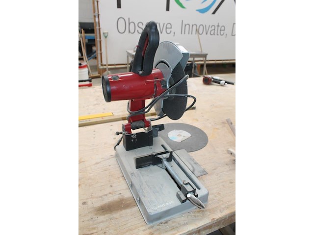 Metaalafkortzaag einhell th-mc 355. bouwjaar 2016. - afbeelding 3 van  4
