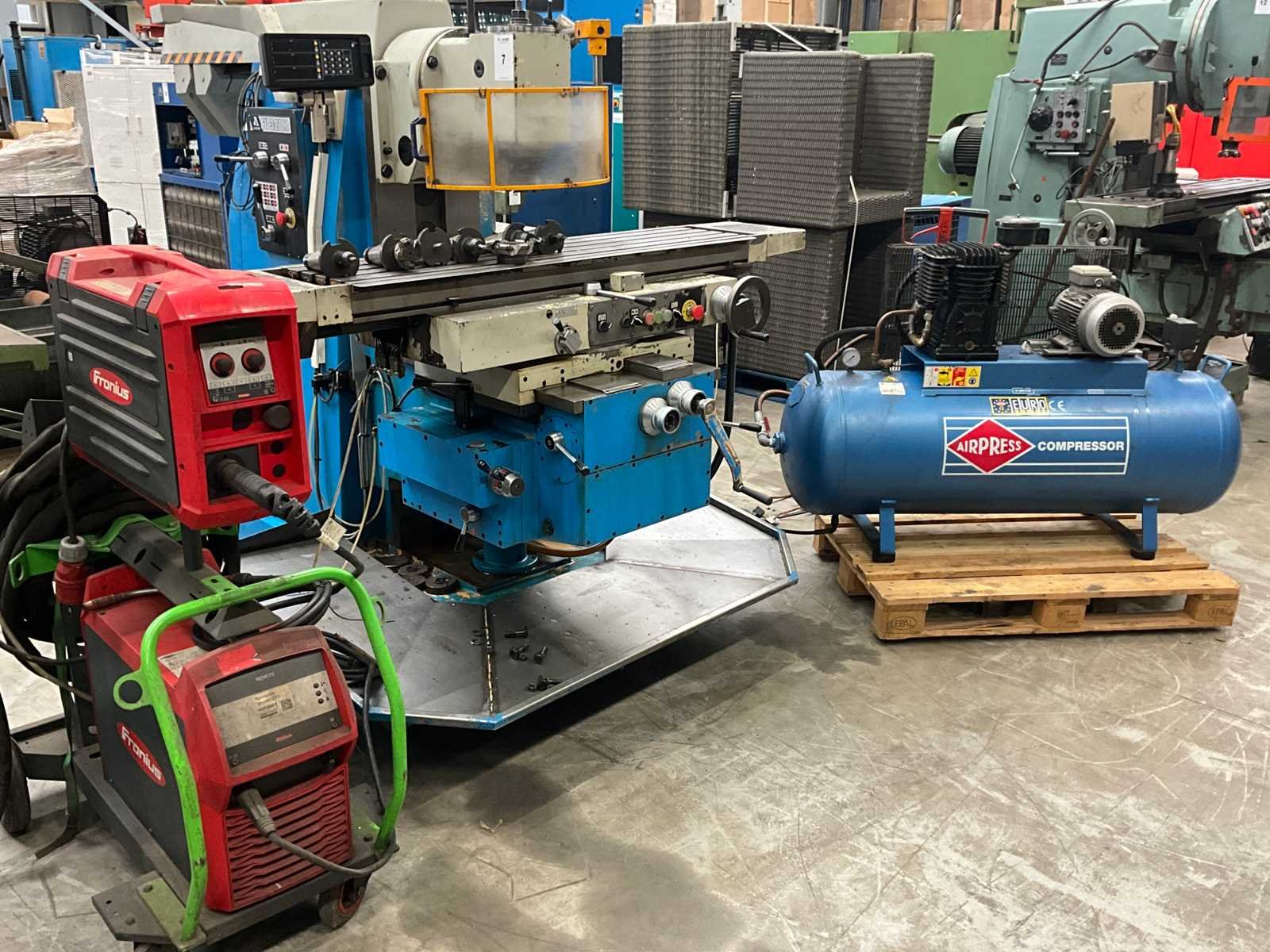 Metaalbewerkingsmachines, bouwmachines en gereedschappen