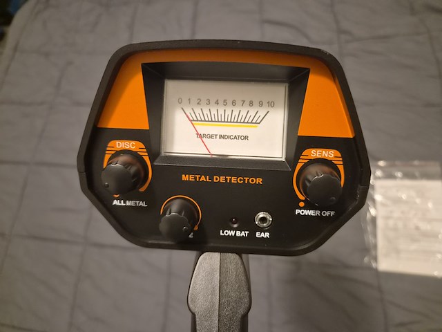 Metaaldetector met zoekspoel en armsteun – compleet met handleiding - afbeelding 3 van  10