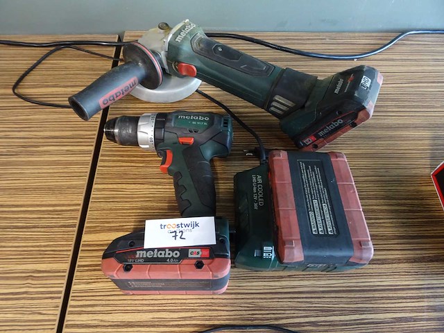 Metabo - accugereedschap (2x) - afbeelding 1 van  1