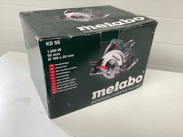Metabo - afkortzaag k55 - afkortcirkelzaagmachine - afbeelding 5 van  6