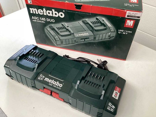 Metabo - duolader met 2 usb aansluitingen - - afbeelding 2 van  4