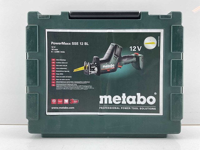 Metabo - powermaxx sse 12 bl - handzaagmachine - afbeelding 1 van  2