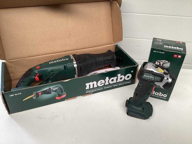 Metabo - reciprozaag en werklamp - - afbeelding 1 van  6