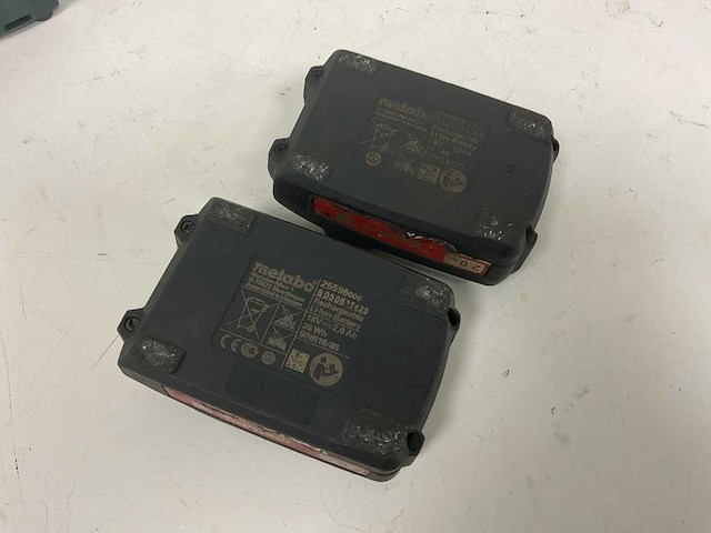 Metabo 18v combokit; klopboormachine & slagmoersleutel - afbeelding 2 van  12