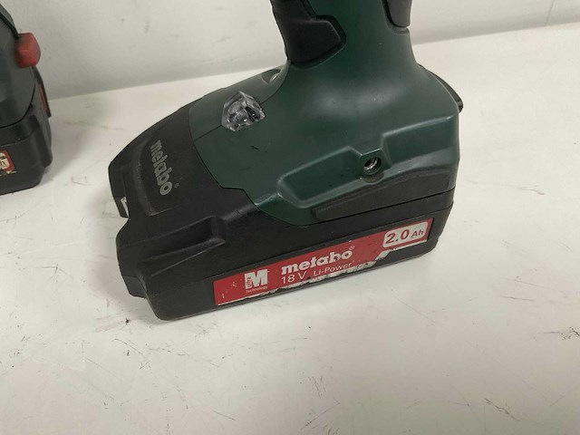 Metabo 18v combokit; klopboormachine & slagmoersleutel - afbeelding 6 van  12
