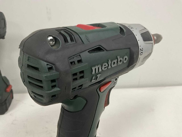 Metabo 18v combokit; klopboormachine & slagmoersleutel - afbeelding 7 van  12