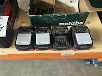 Metabo 5,5 ah 18v accu (4x) - afbeelding 3 van  5