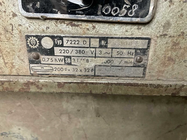 Metabo 7222 d dubbelsteens slijpmachine - afbeelding 4 van  6
