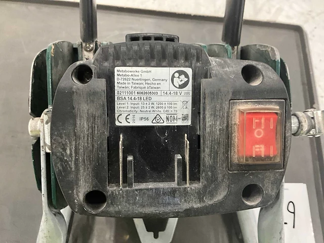 Metabo accu bouwlamp - afbeelding 5 van  8