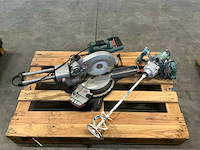 Metabo afkortzaag & hikoki betonmixer