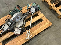 Metabo afkortzaag & hikoki betonmixer - afbeelding 4 van  5