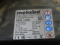 Metabo afzuigapparaat spa 1200 - 85x45x160cm - afbeelding 6 van  6