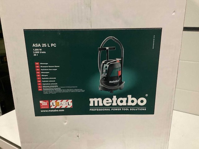 Metabo asa 25 l pc industriële stofzuiger - afbeelding 4 van  5