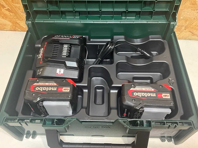 Metabo basis set 2x5.2ah accu met lader in koffer - afbeelding 5 van  6