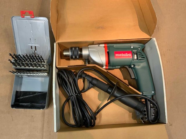 Metabo be 622 s-r+l boormachine met borendoos - afbeelding 1 van  7