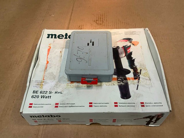 Metabo be 622 s-r+l boormachine met borendoos - afbeelding 7 van  7