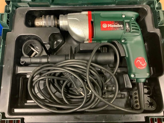 Metabo be 622 s-r+l boormachine met borendoos - afbeelding 2 van  6