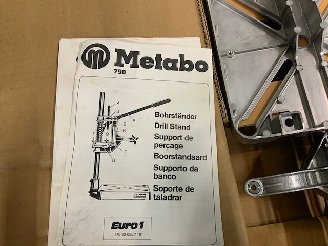 Metabo be 622 s-r+l boormachine met standaard - afbeelding 3 van  13