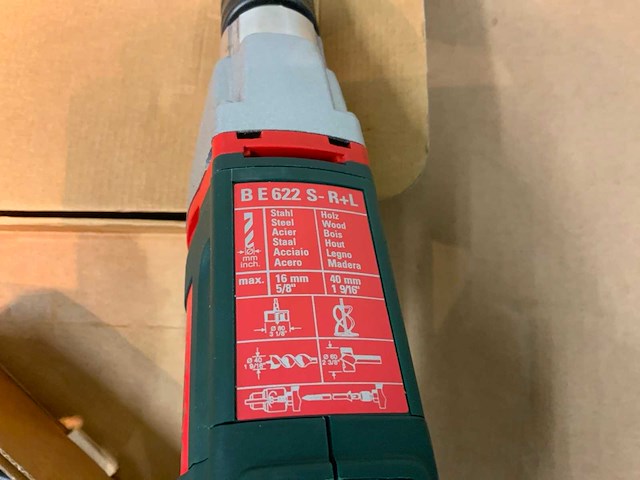 Metabo be 622 s-r+l boormachine met standaard - afbeelding 9 van  13