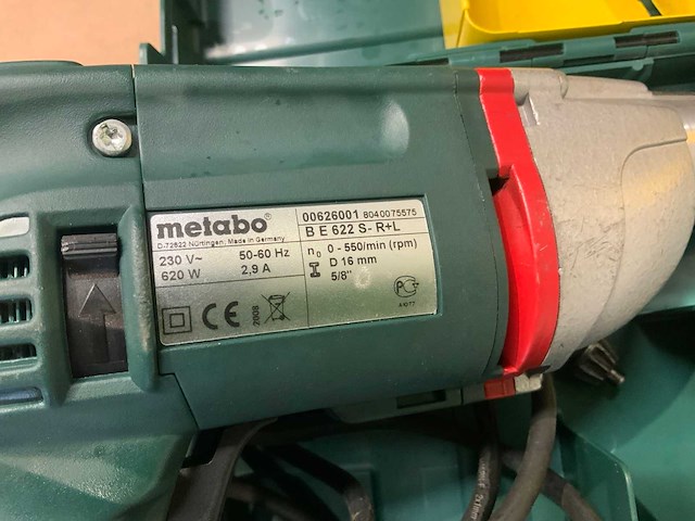 Metabo be 622 s-r+l boormachine met standaard - afbeelding 5 van  9