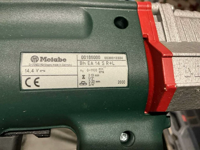 Metabo bh ea 14 s r+l boormachine - afbeelding 2 van  3