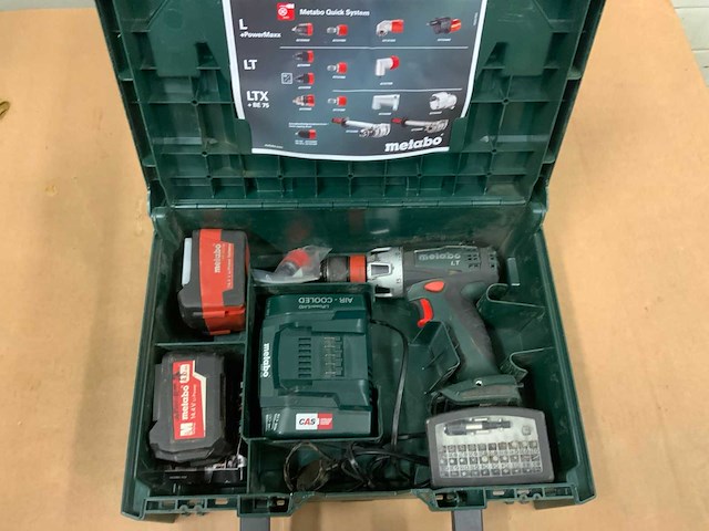 Metabo bs 14,4 lt quick schroef /boormachine - afbeelding 1 van  9
