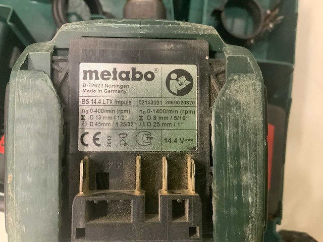 Metabo bs 14,4 ltx impuls boormachine - afbeelding 4 van  8