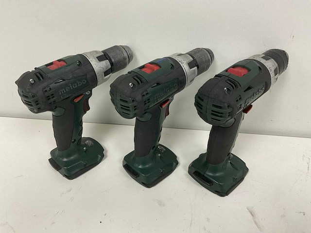 Metabo bs 18 lt accuboormachine (3x) - afbeelding 1 van  8