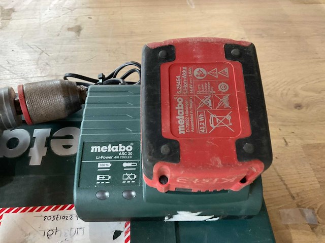 Metabo bs14,4 ltx impuls accu- boormachine - afbeelding 3 van  3