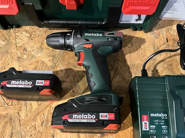 Metabo bs18 accu schroefboormachine set - afbeelding 2 van  7