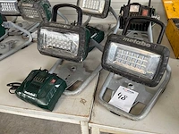 Metabo bsa 14,4-18 led accu bouwlamp (2x)