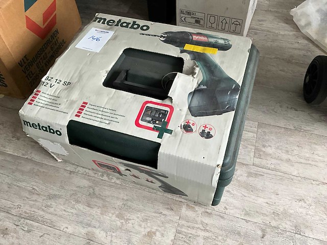 Metabo bz 12 sp schroefboormachine met toebehoren - afbeelding 2 van  3