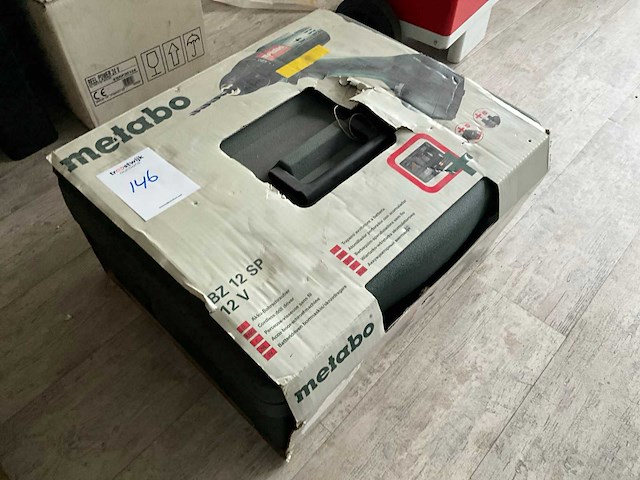 Metabo bz 12 sp schroefboormachine met toebehoren - afbeelding 3 van  3