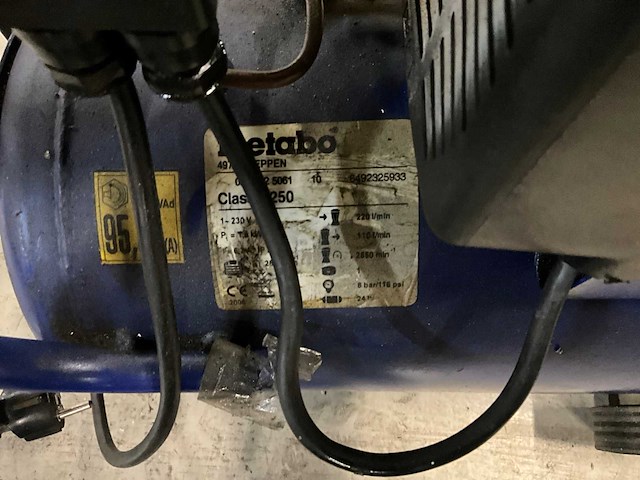 Metabo classic 250 luchtcompressor - afbeelding 5 van  5