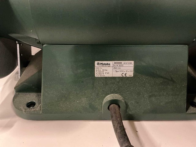 Metabo ds w 9200 dubbele slijpmachine - afbeelding 2 van  3